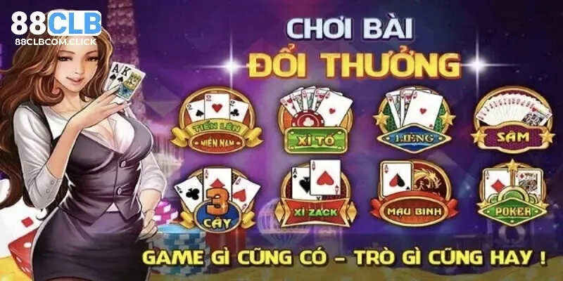 Tổng hợp nhiều game bài đổi thưởng online